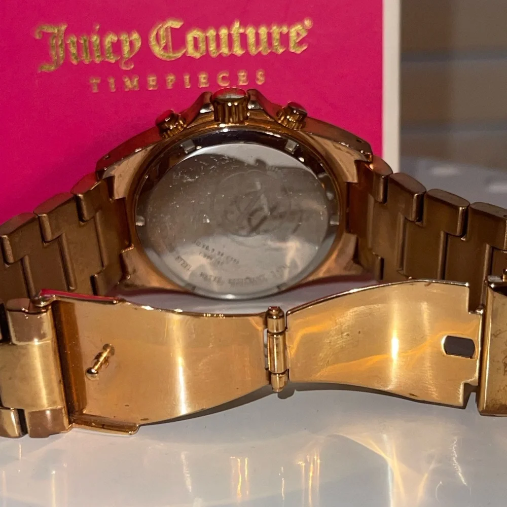 Y2K Vintage Juicy Couture Rose‎ Gold Women’s Watch